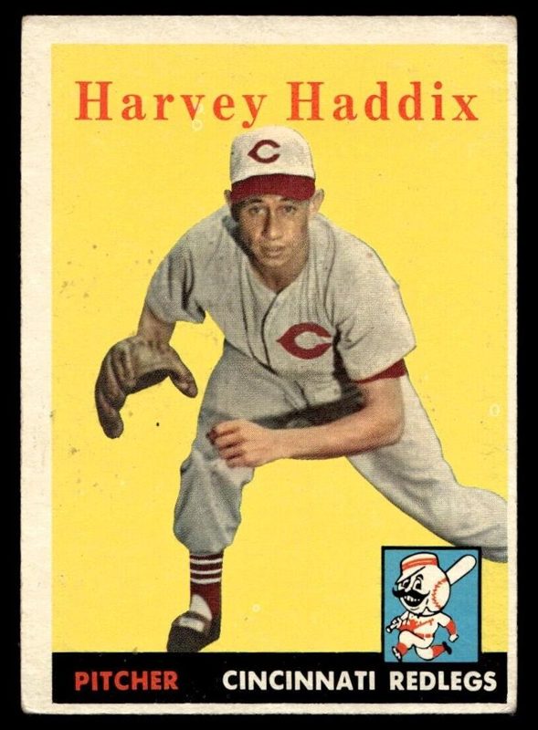 Harvey Haddix, 1958 Topps Baseball