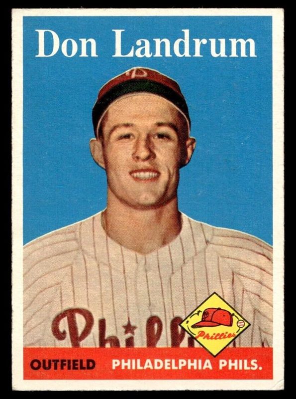Don Landrum, 1958 Topps Baseball