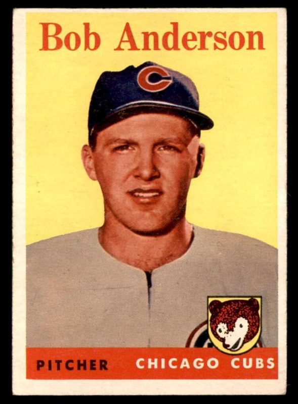 Bob Anderson, 1958 Topps Baseball