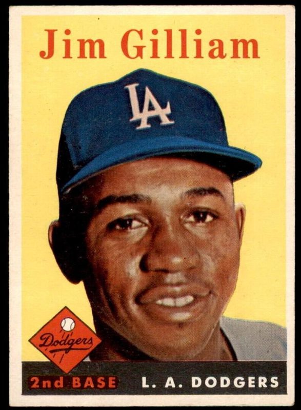 Jim Gilliam, 1958 Topps Baseball