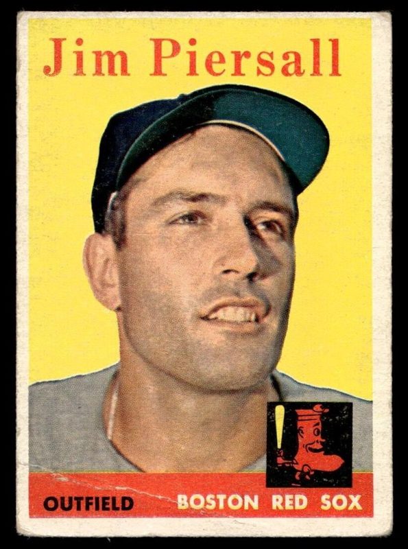 Jim Piersall, 1958 Topps Baseball