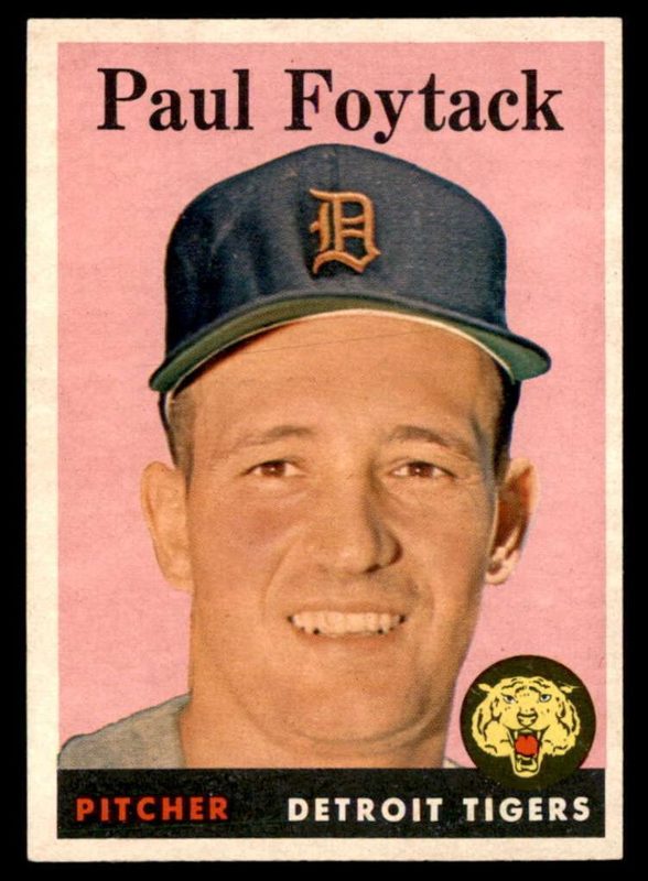 Paul Foytack, 1958 Topps Baseball