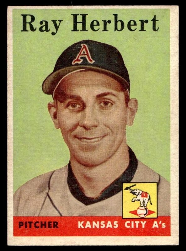 Ray Herbert, 1958 Topps Baseball