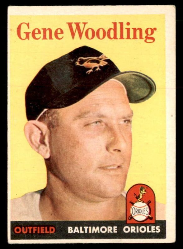 Gene Woodling, 1958 Topps Baseball
