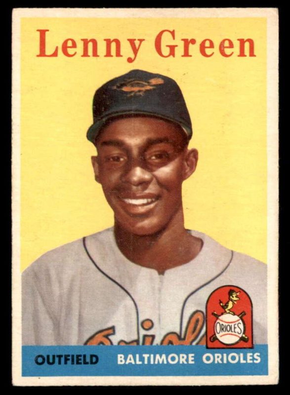 Lenny Green, 1958 Topps Baseball