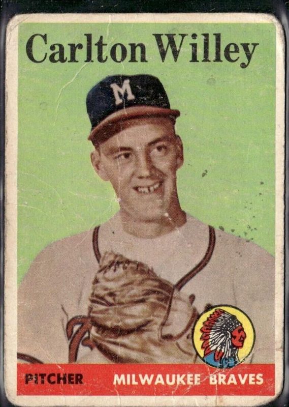 Carl Willey, 1958 Topps Baseball