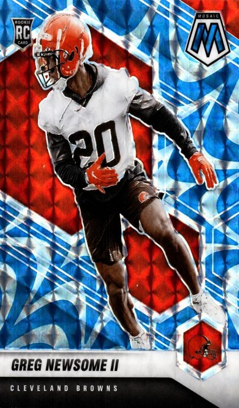 Greg Newsome II, 2021 Panini Mosaic Football