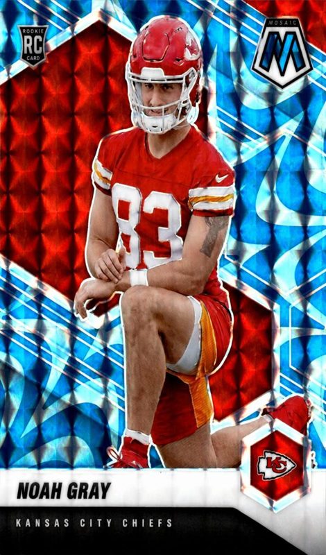 Noah Gray, 2021 Panini Mosaic Football