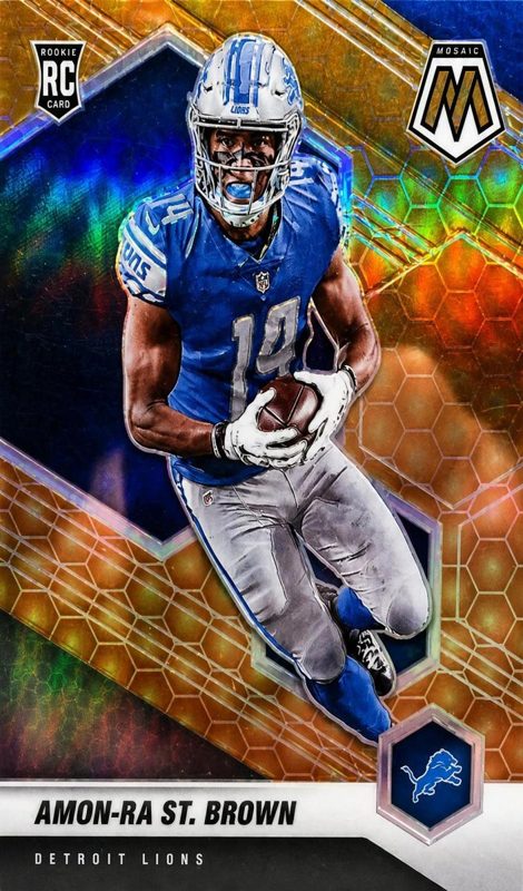 Amon-Ra St. Brown, 2021 Panini Mosaic Football