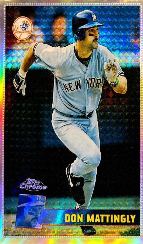 Don Mattingly, 1996 Topps Chrome Baseball