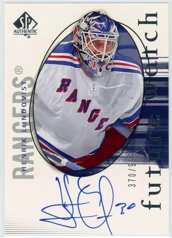 Henrik Lundqvist, 2005 SP Authentic Hockey