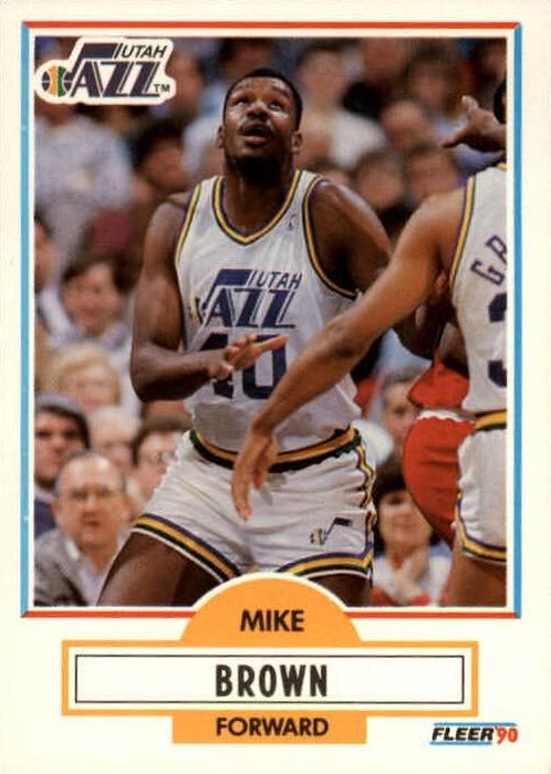 Mike Brown, 1990 Fleer Basketball