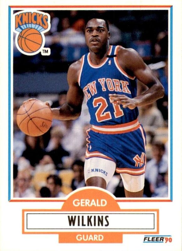 Gerald Wilkins, 1990 Fleer Basketball