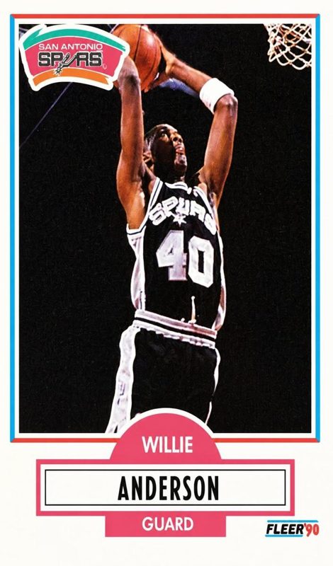 Willie Anderson, 1990 Fleer Basketball