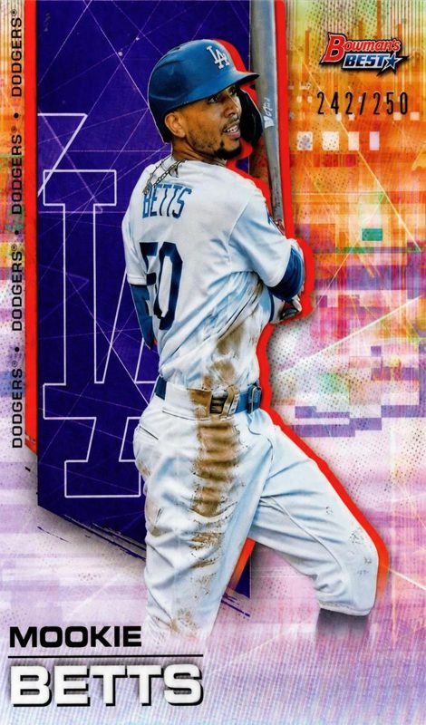 Mookie Betts, 2021 Bowman's Best Baseball