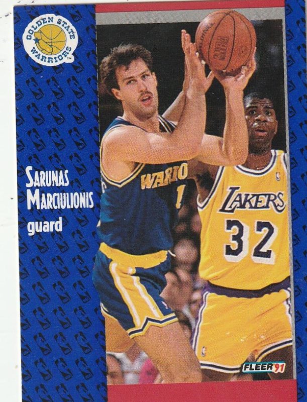 Sarunas Marciulionis, 1991 Fleer Basketball