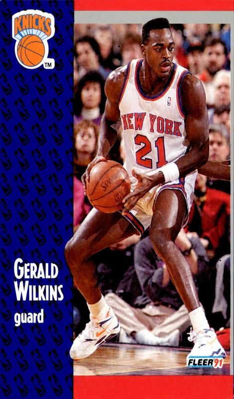 Gerald Wilkins, 1991 Fleer Basketball