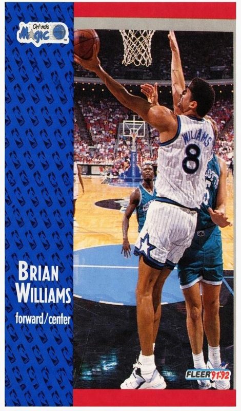Brian Williams, 1991 Fleer Basketball