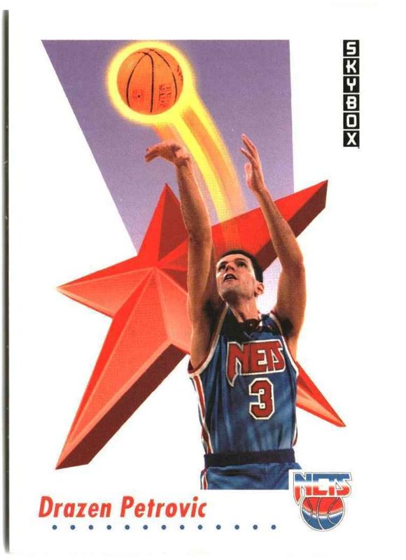 Drazen Petrovic, 1991 Skybox Basketball