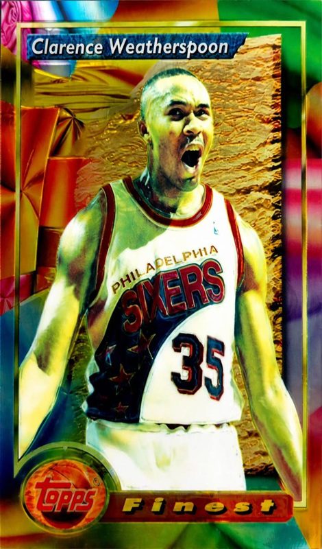Clarence Weatherspoon, 1993 Topps Finest Basketball