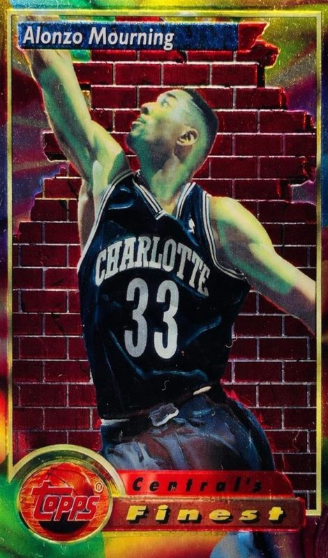Alonzo Mourning, 1993 Topps Finest Basketball