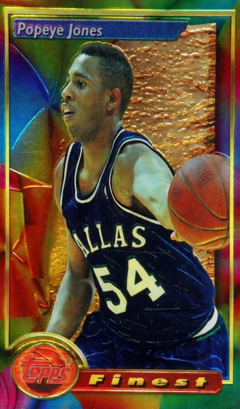 Popeye Jones, 1993 Topps Finest Basketball