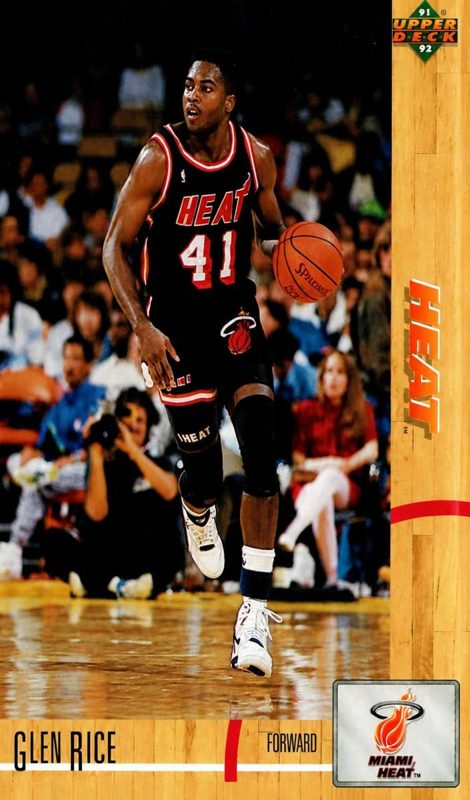 Glen Rice, 1991 Upper Deck Basketball