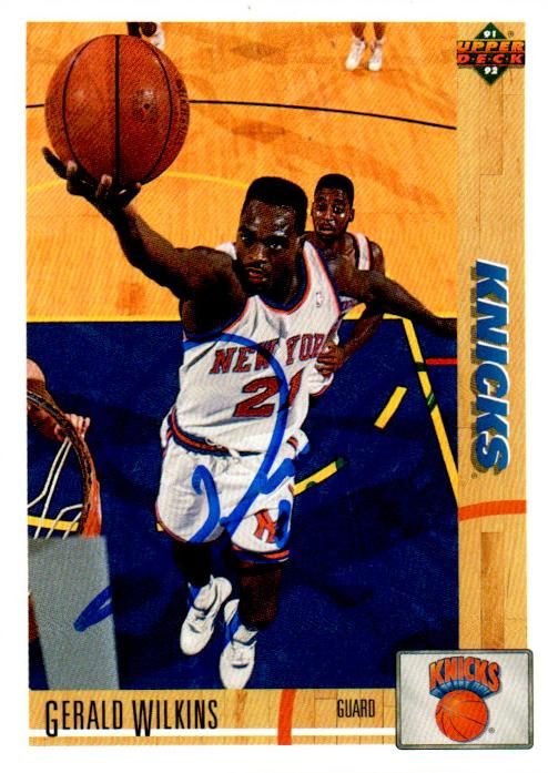 Gerald Wilkins, 1991 Upper Deck Basketball