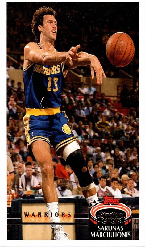 Sarunas Marciulionis, 1992 Topps Stadium Club Basketball