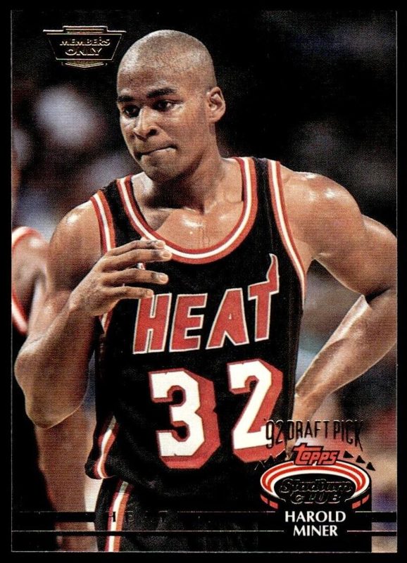 Harold Miner, 1992 Topps Stadium Club Basketball