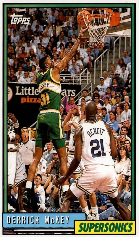 Derrick McKey, 1992 Topps Basketball