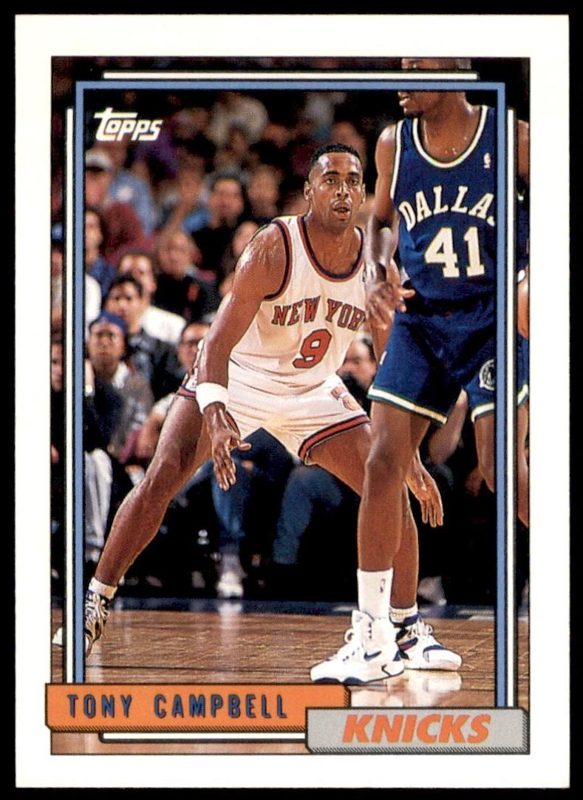 Tony Campbell, 1992 Topps Basketball