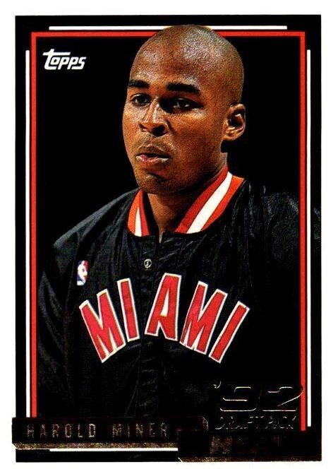 Harold Miner, 1992 Topps Basketball