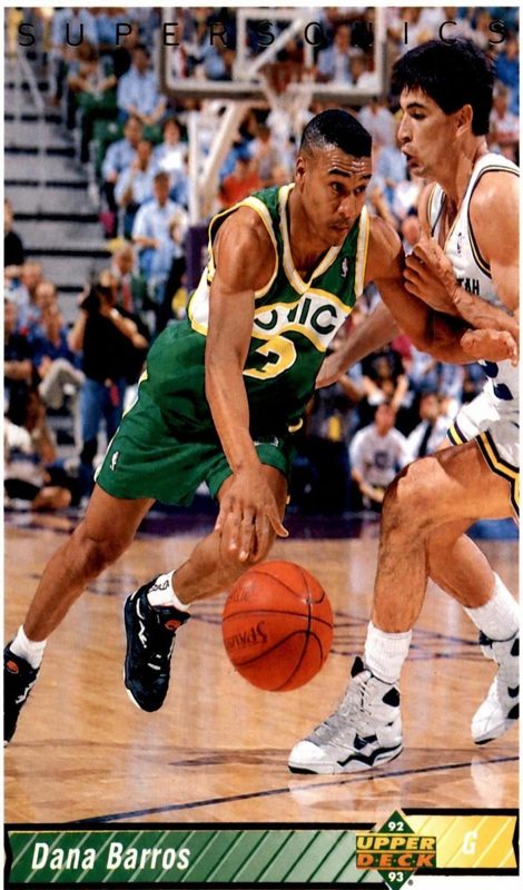 Dana Barros, 1992 Upper Deck Basketball