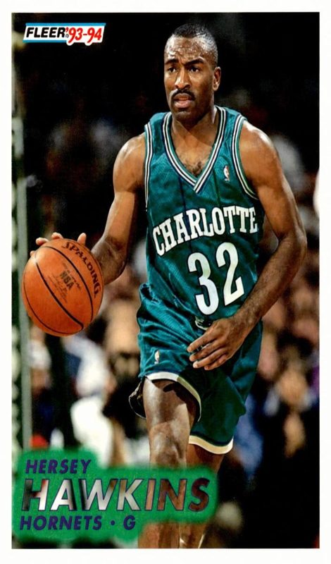 Hersey Hawkins, 1993 Fleer Basketball