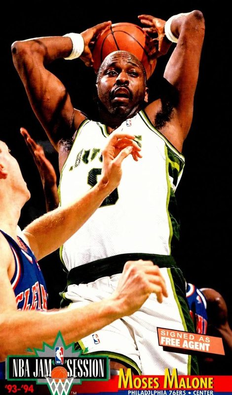 Moses Malone, 1993 Fleer Basketball