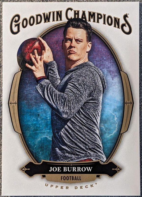 Joe Burrow, 2020 Upper Deck Goodwin Champions Football