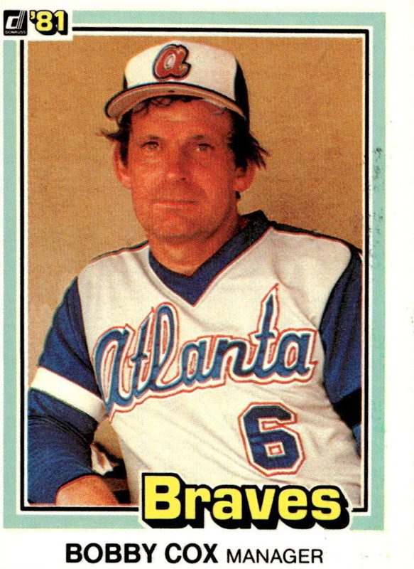 Bobby Cox, 1981 Donruss Baseball