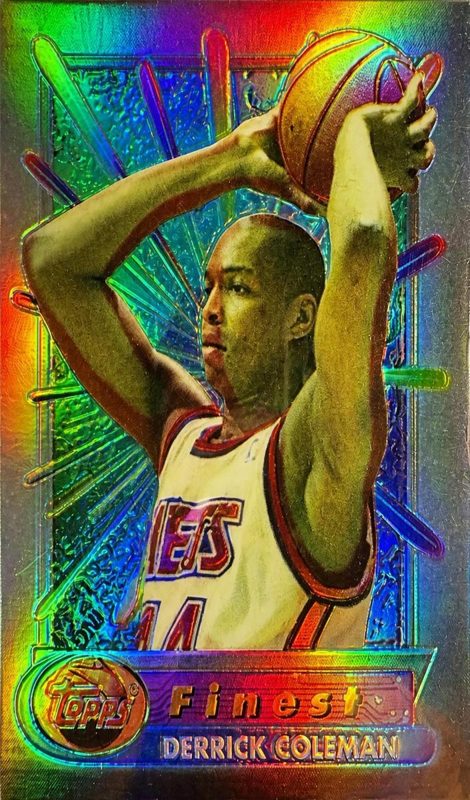 Derrick Coleman, 1994 Topps Finest Basketball