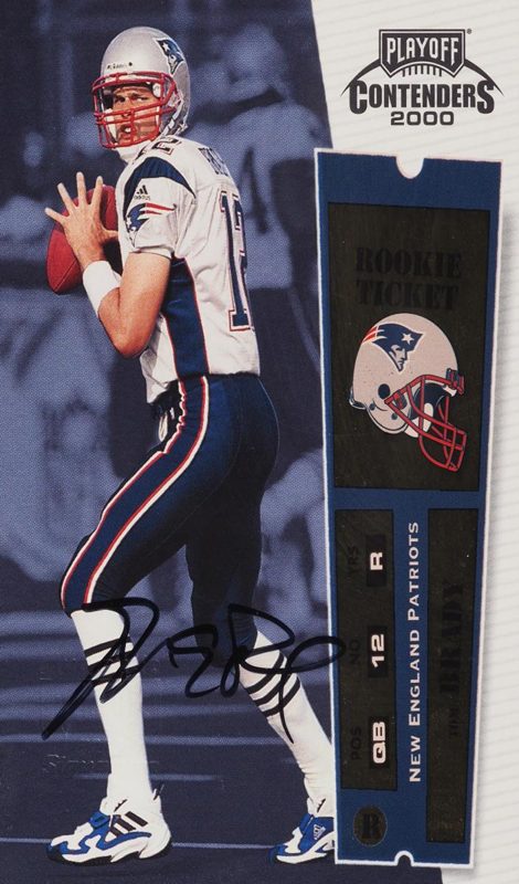 Tom Brady, 2000 Playoff Contenders Football