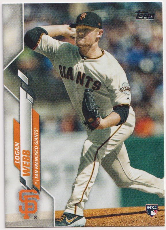 Logan Webb, 2020 Topps Baseball