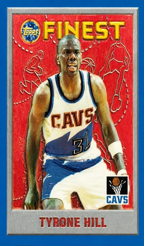 Tyrone Hill, 1995 Topps Finest Basketball