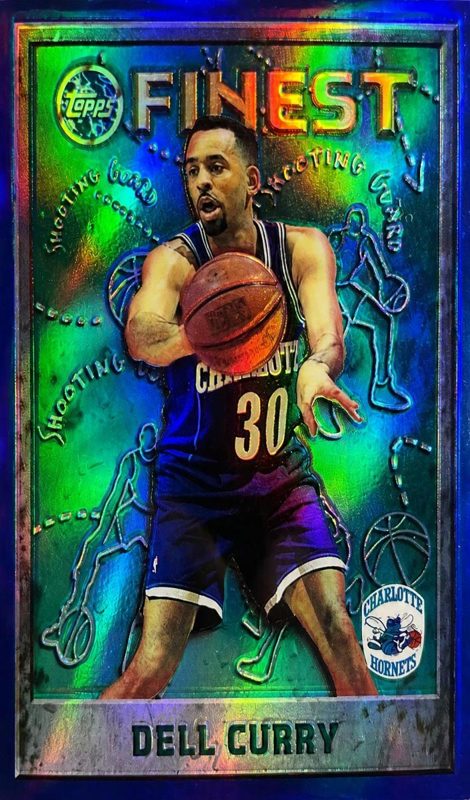 Dell Curry, 1995 Topps Finest Basketball