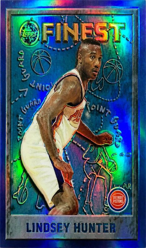 Lindsey Hunter, 1995 Topps Finest Basketball