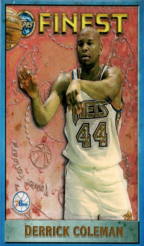 Derrick Coleman, 1995 Topps Finest Basketball