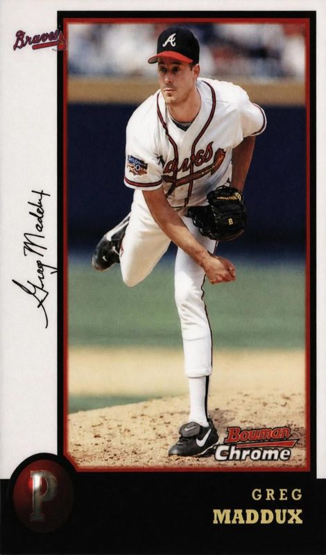 Greg Maddux, 1998 Bowman Chrome Baseball
