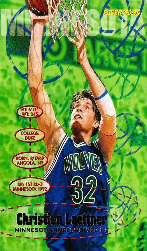 Christian Laettner, 1995 Fleer Basketball