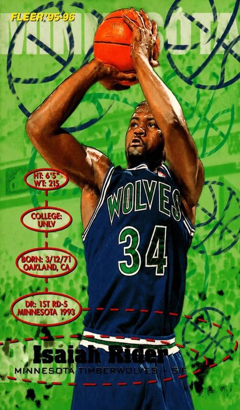 Isaiah Rider, 1995 Fleer Basketball