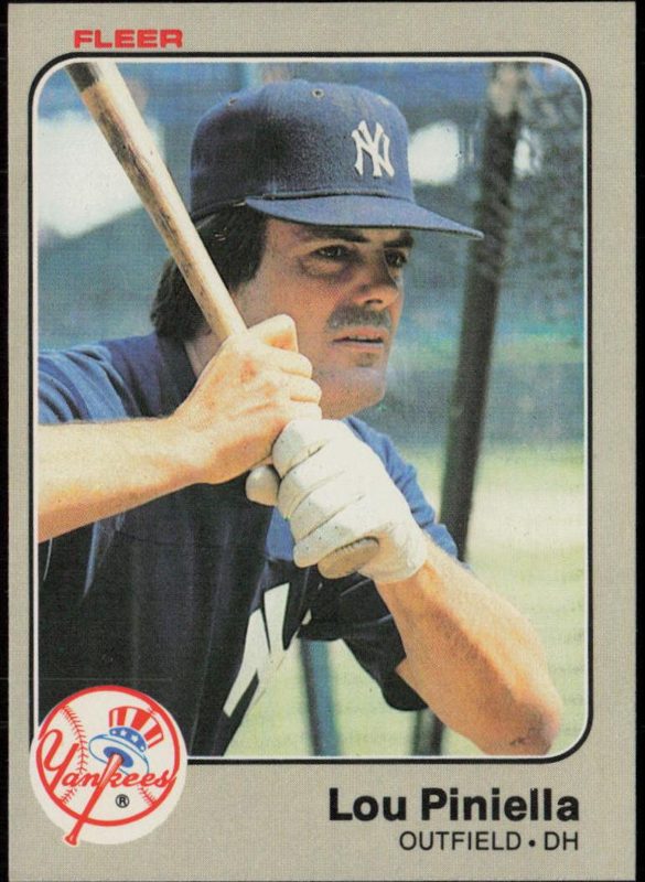 Lou Piniella, 1983 Fleer Baseball