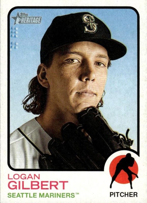 Logan Gilbert, 2022 Topps Heritage Baseball